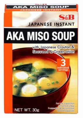 S&B - Japanese Aka Miso Soup - 3 portioner