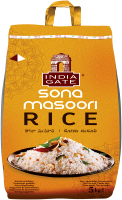 Sona Masoori Rice - India Gate - 5 kg