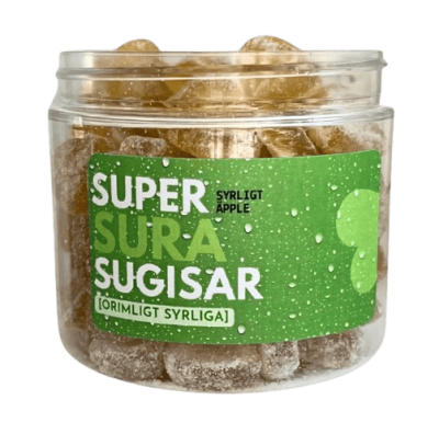 Pastillfabriken - SuperSura Sugisar - Syrligt Äpple