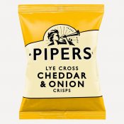 Pipers Crisps - Cheddar & Onion