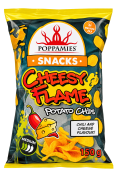 Poppamies - Cheesy Flame Chips - 150g