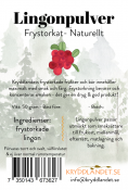 Lingonpulver - Frystorkat - 50g