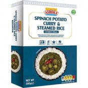 Ashoka - Spinach Potato Curry & Steamed Rice