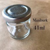 Miniburk rund med lock