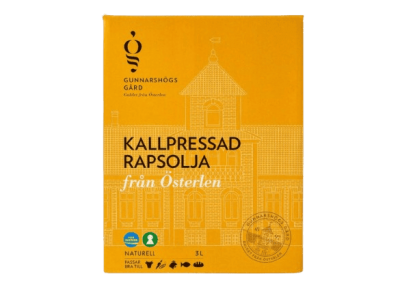 Gunnarshögs Gård - Kallpressad Rapsolja - 3 liter (Bag in Box)