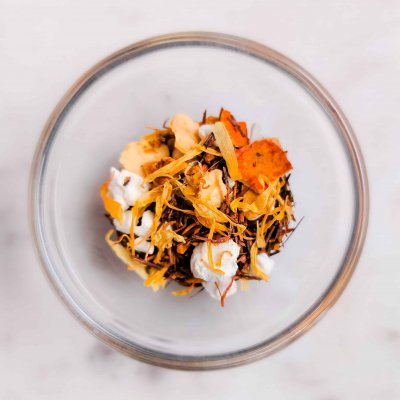 Ananassorbet - Rött te