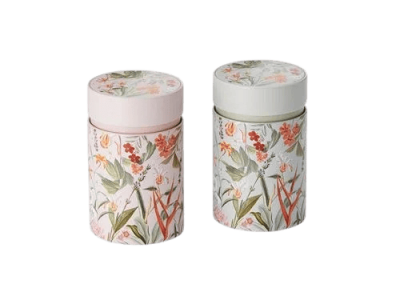 Teburkar - Ängsblommor - Runda - 2-pack