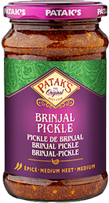 Brinjal / Aubergine Pickle - Pataks