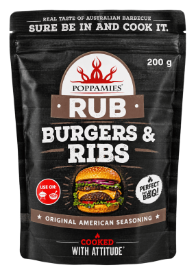 Poppamies - Burgers & Ribs Rub - 200g