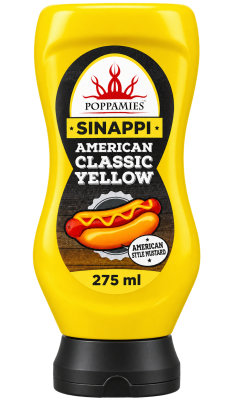 Poppamies - American Classic Yellow Mustard - 275 ml