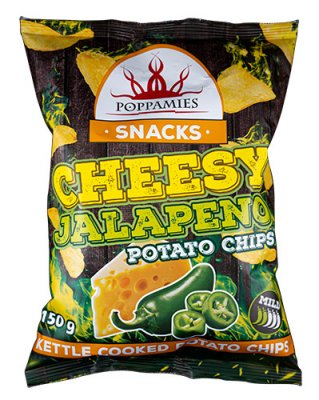 Poppamies - Cheesy Jalapeno Chips