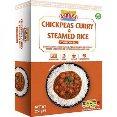 Ashoka - Chickpeas Curry & Steamed Rice