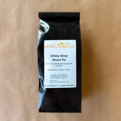 China Grey - Svart Te