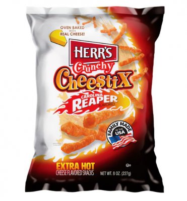 Herrs Crunchy Cheestix Carolina Reaper
