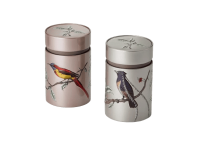 Teburkar - Birds Metallic - Runda - 2-pack