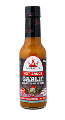 Poppamies - Garlic & Roasted Habanero Hot Sauce - 150 ml