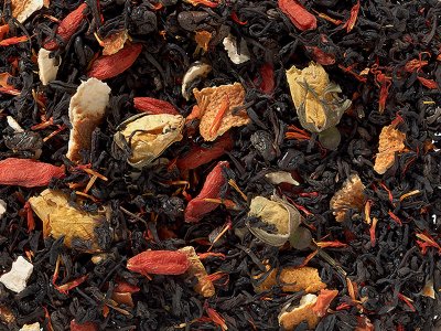 Goji & Granatäpple - Svart Te