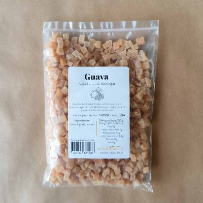 Guava - Kuber - Sötade - 100g