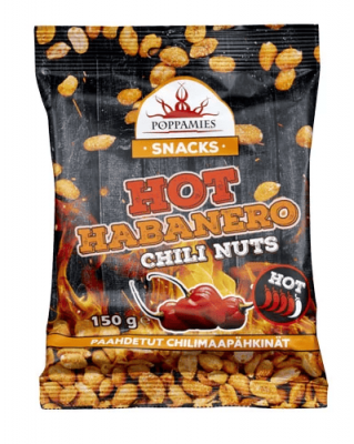Poppamies - Habanero Chilinötter - 150g