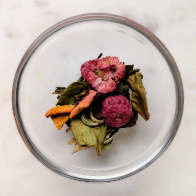 Hallon & Körsbär - Grönt & Vitt Te