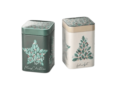 Teburkar - Christmas Tins - 2-pack