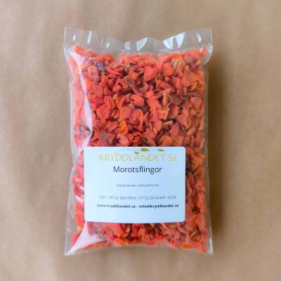 Morotsflingor - 100g