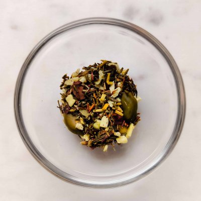 Pistage & Vit Choklad - Grönt Rooibos Te