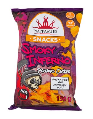 Poppamies - Smokey Inferno Chips - 150g