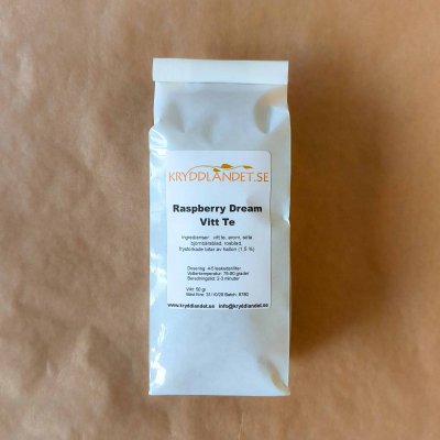 Raspberry Dream - Vitt Te - 50g