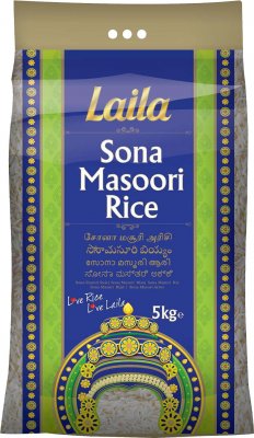 Laila - Sona Masoori Rice - 5 kg