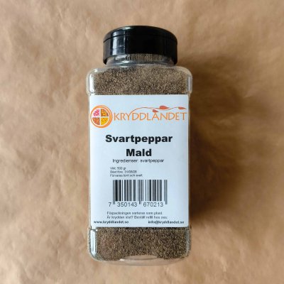 Svartpeppar - Mald - Stor ströare