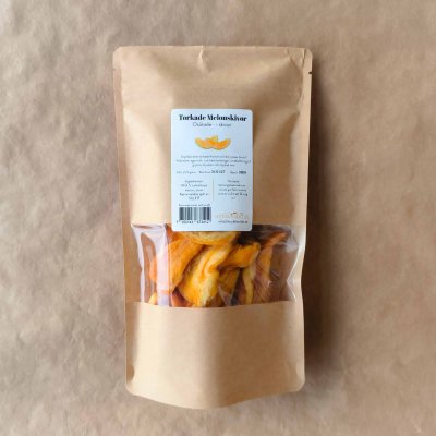 Torkade Melonskivor - Osötade - 200g
