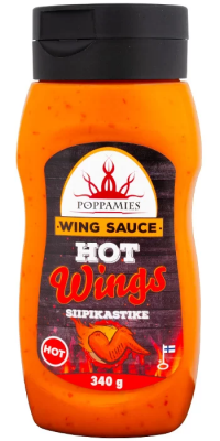 Poppamies - Hot Wings - Wing Sauce - 340g